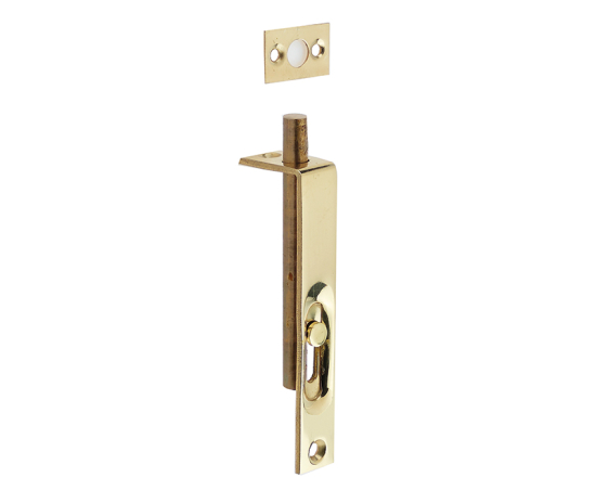 Frelan JV5640A Slide action flushbolts 102mm JV5640APB Polished Brass