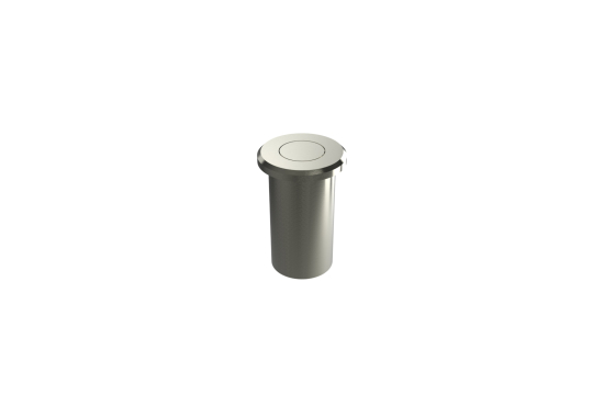 Frelan JV5642 Dust proof spring floor socket 25mm JV5642PN Polished Nickel