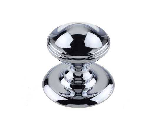 Frelan Belgravia Centre Door Knob 66mm JV59PC Polished Chrome