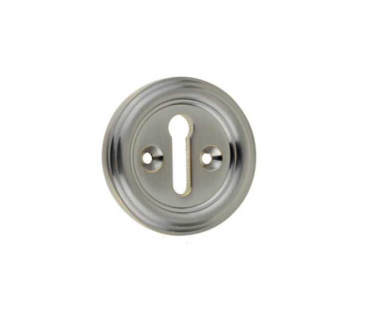 Frelan 42mm Parisian Standard Keyway Escutcheon 42mm JV604SN Satin Nickel