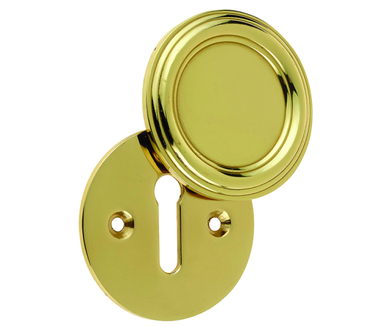 Frelan JV605 Parisian covered escutcheon 42mm JV605PB Polished Brass