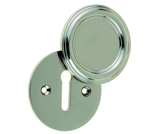 Frelan JV605 Parisian covered escutcheon 42mm JV605PN Polished Nickel