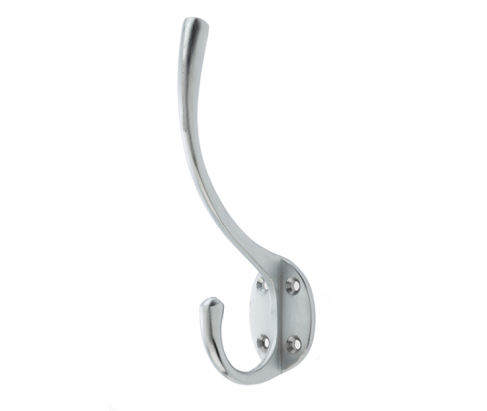 Frelan JV60 Hat & coat hook 142mm JV60SC Satin Chrome