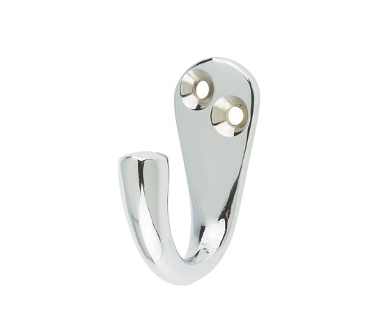Frelan JV61 Single robe hook 44mm JV61PC Polished Chrome