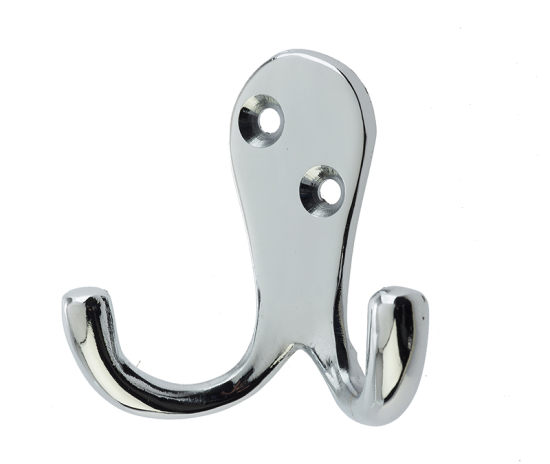 Frelan JV62 Double robe hook 53mm JV62PC Polished Chrome