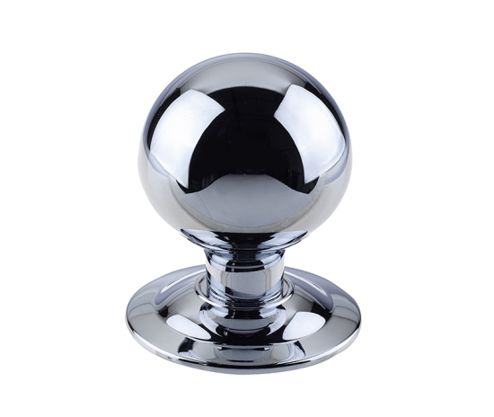 Frelan Belgravia Centre Door Knob 75mm JV830PC Polished Chrome