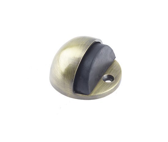 Frelan JV86 Oval shielded door stop 46mm JV86AB Antique Brass