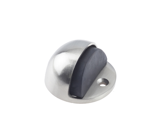 Frelan JV86 Oval shielded door stop 46mm JV86SN Satin Nickel