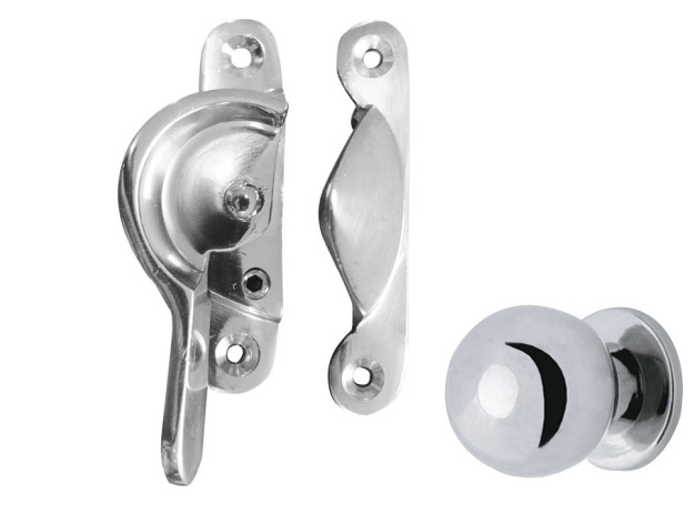 Frelan Narrow Locking Fitch Fastener Polished Chrome 65mm JV89LPC