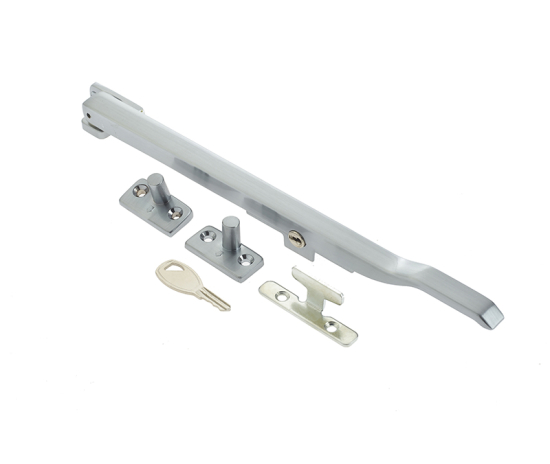 Frelan Modern Lockable Casement Stay 257.50mm Satin Chrome JW77LSC