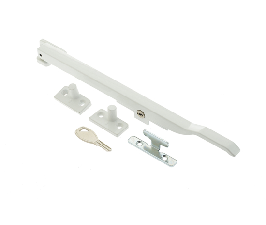 Frelan Modern Lockable Casement Stay 257.50mm White JW77LWH