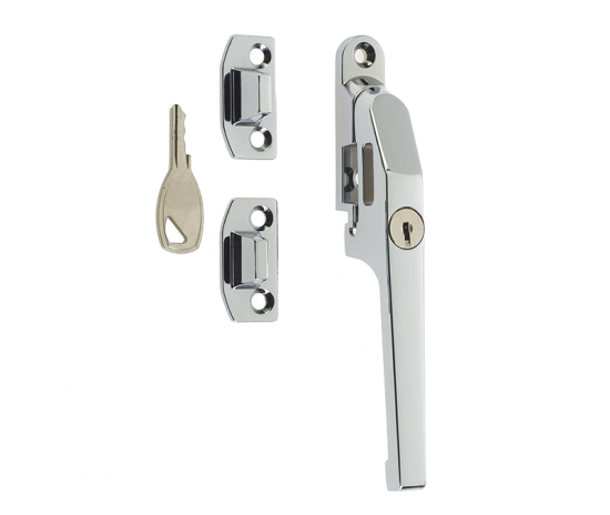 Frelan Modern Lockable Casement Fastener Polished Chrome 124mm JW78LPC
