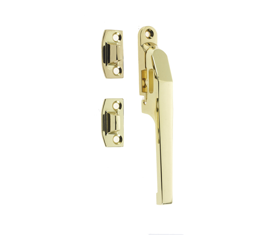 Frelan Modern Non Lockable Casement Fastener Polished Brass 124mm JW78PB