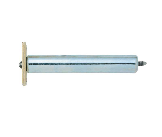 Frelan Concealed Door Closer Rectangular Plates Electro Brassed 140mm JW900EB