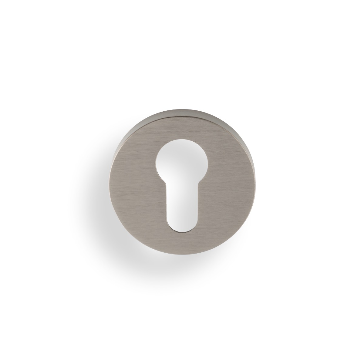 Euro Profile Push-On Round Rose Escutcheon Satin Nickel PVD K1101SNPVD Carlisle Brass