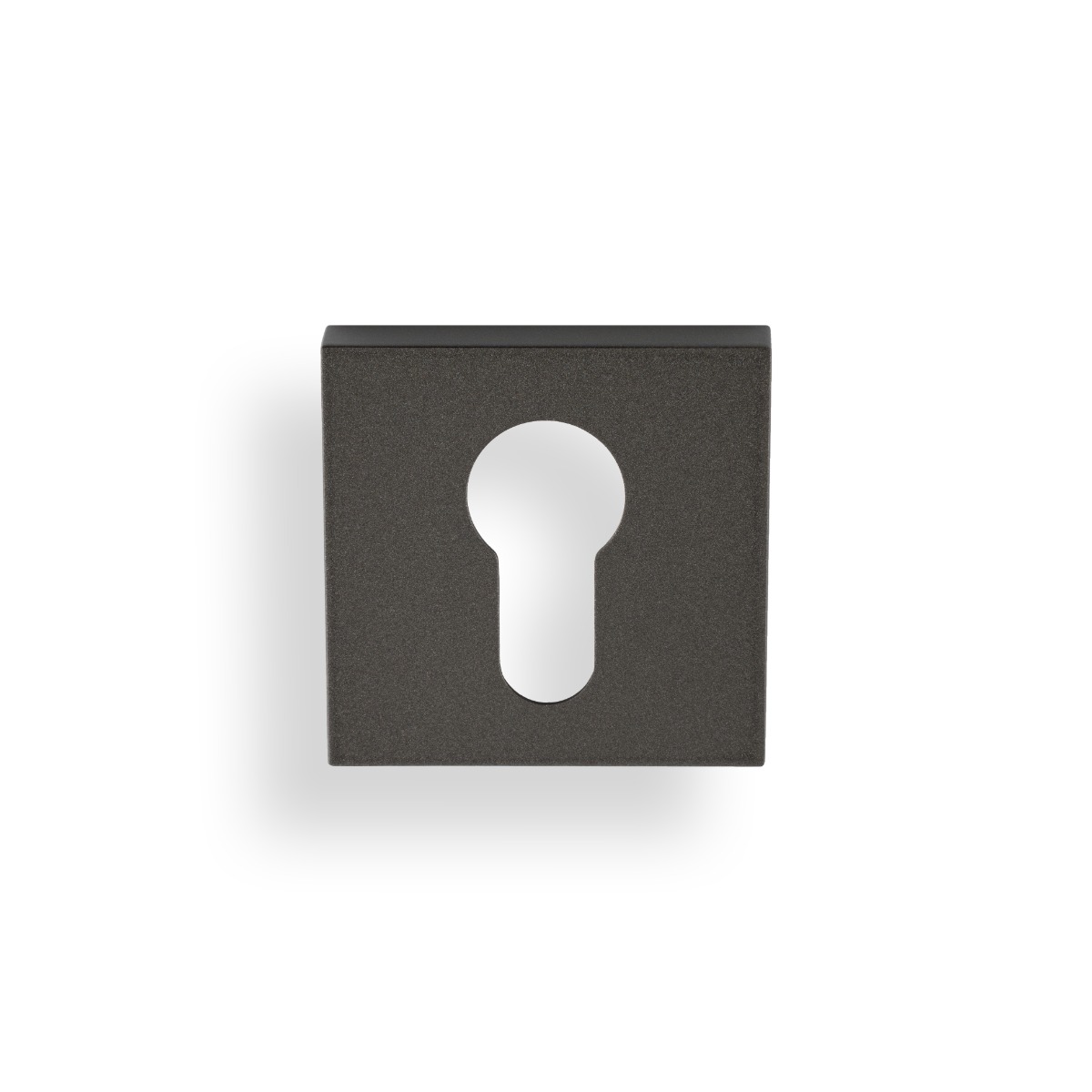 Euro Profile Push-On Square Rose Escutcheon Anthracite K1101SQANT Carlisle Brass