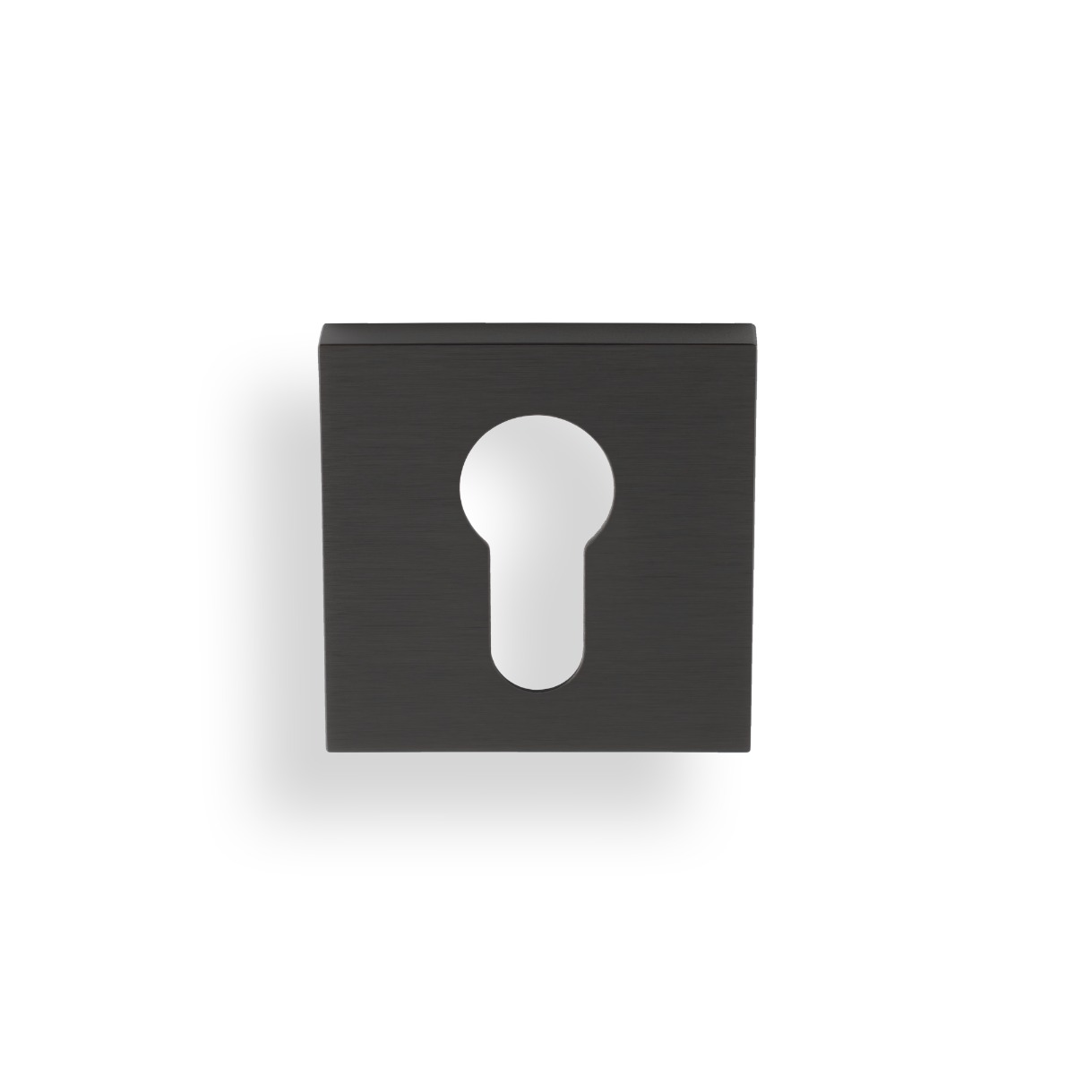 Euro Profile Push-On Square Rose Escutcheon Dark Bronze PVD K1101SQEDPVD Carlisle Brass