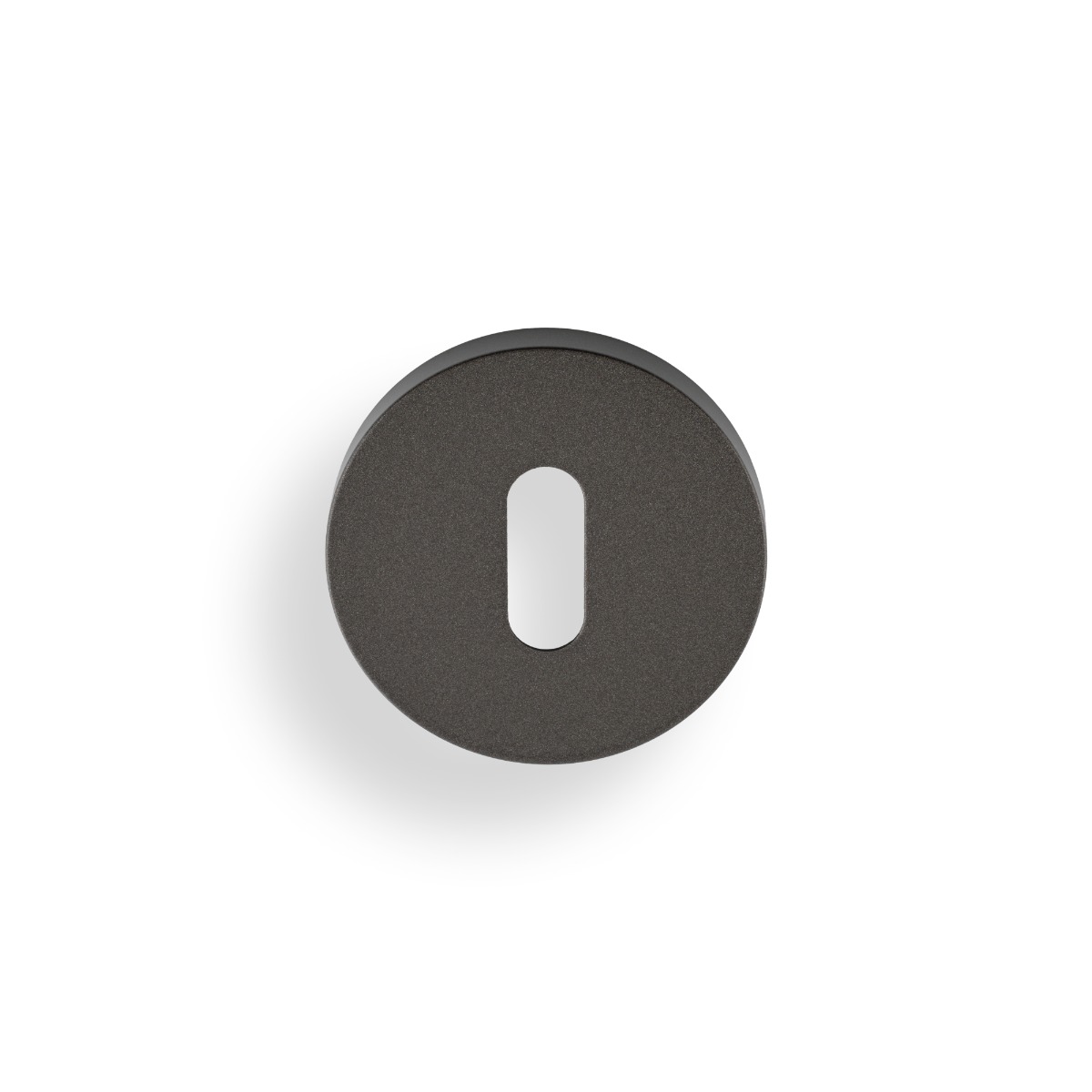 Lock Profile Push-On Round Rose Escutcheon Anthracite K1103ANT Carlisle Brass