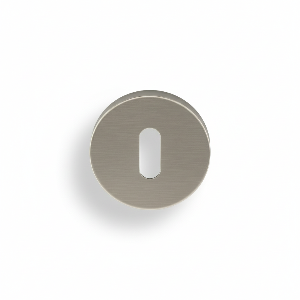 Lock Profile Push-On Round Rose Escutcheon Satin Nickel PVD K1103SNPVD Carlisle Brass