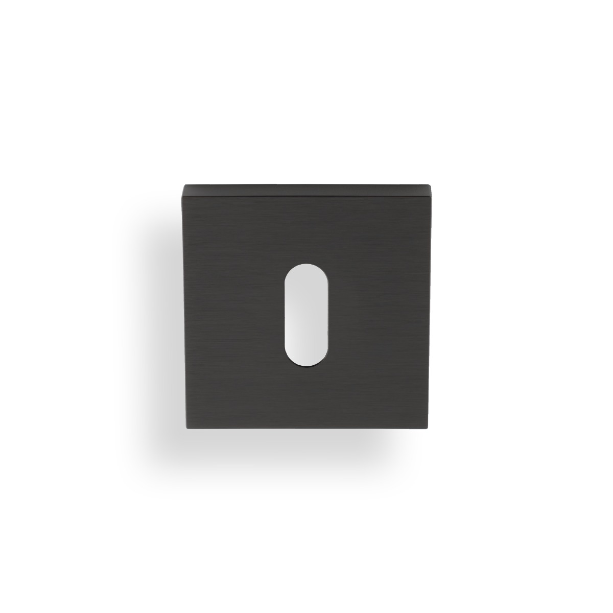 Lock Profile Push-On Square Rose Escutcheon Dark Bronze PVD K1103SQEDPVD Carlisle Brass