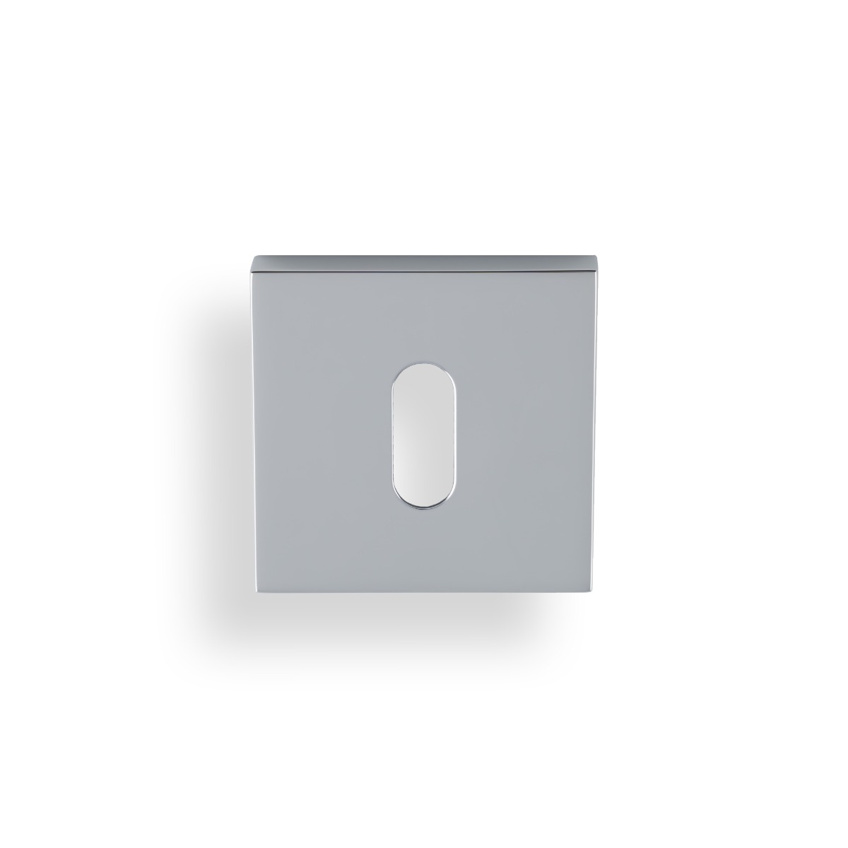 Lock Profile Push-On Square Rose Escutcheon Polished Chrome PVD K1103SQPCPVD Carlisle Brass