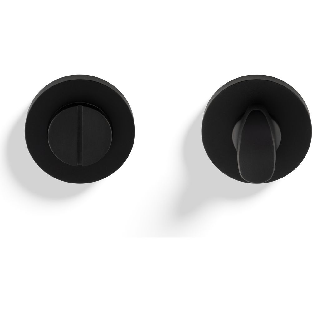 Turn & Release Screw-On Round Rose Matt Black PVD K1104MBPVD Carlisle Brass