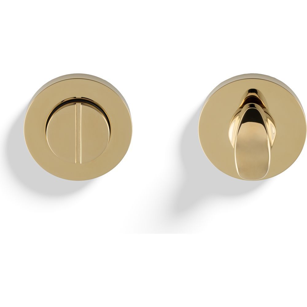 Turn & Release Screw-On Round Rose Polished Brass PVD K1104PBPVD Carlisle Brass