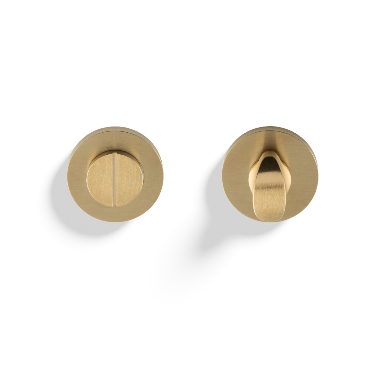 Turn & Release Screw-On Round Rose Satin Brass PVD K1104SBPVD Carlisle Brass