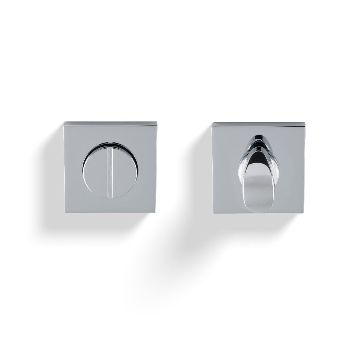 Turn & Release Push-On Square Rose Polished Chrome PVD K1104SQPCPVD Carlisle Brass