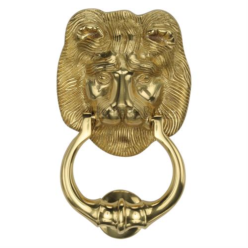 Heritage Brass K1210-PB Lion Knocker Polished Brass finish