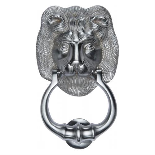 Heritage Brass K1210-SC Lion Knocker Satin Chrome finish