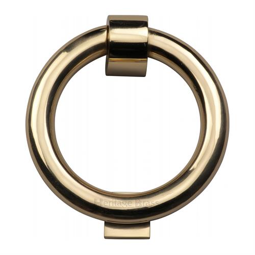 Heritage Brass K1270-PB Ring Knocker Polished Brass finish