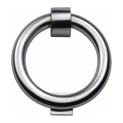 Heritage Brass K1270-SC Ring Knocker Satin Chrome finish