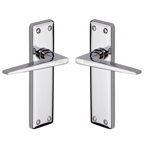 Heritage Brass KEN6810-PC Door Handle Lever Latch Kendal Design Polished Chrome finish