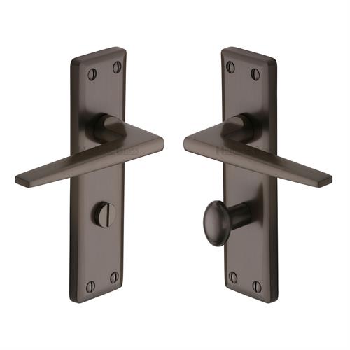 Heritage Brass KEN6830-MB Door Handle for Bathroom Kendal Design Matt Bronze finish