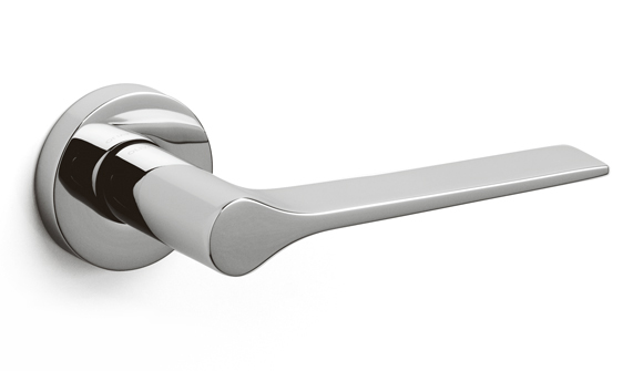 Olivari Lama Door Handle Polished Chrome 47mm Set M107RSB8-CR