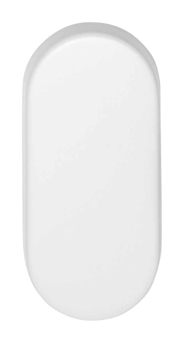 FORMANI BASICS LBB32 oval blank escutcheon white