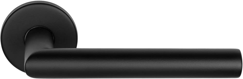 FORMANI BASICS LB2-19 sprung lever handle EN1906 class 3 on rose satin black