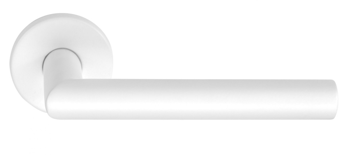 FORMANI BASICS LB2-19 sprung lever handle EN1906 class 3 on rose white