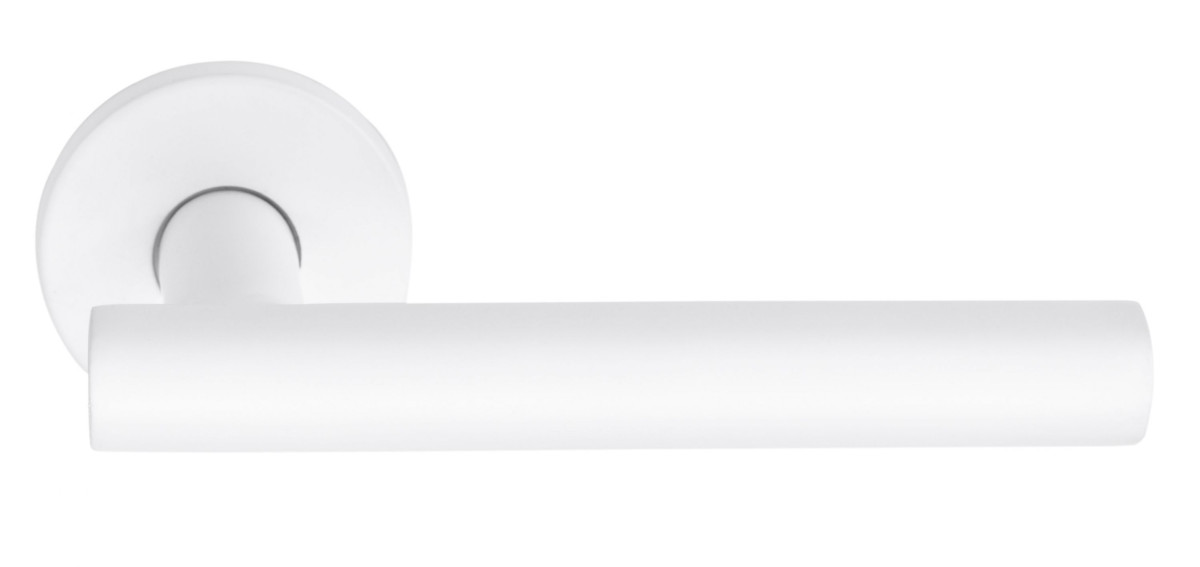 FORMANI BASICS LB7-19 sprung lever handle EN1906 class 3 on rose white