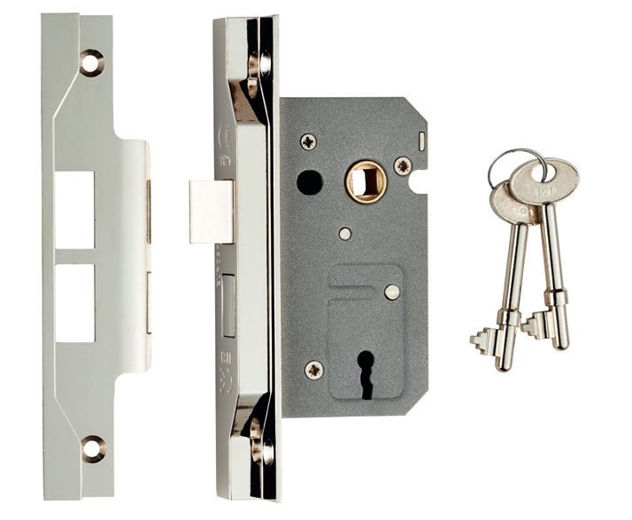 Eurospec LSE5225NP/REB 2 Lever Sashlock - Economy - Rebated Nickel Plated