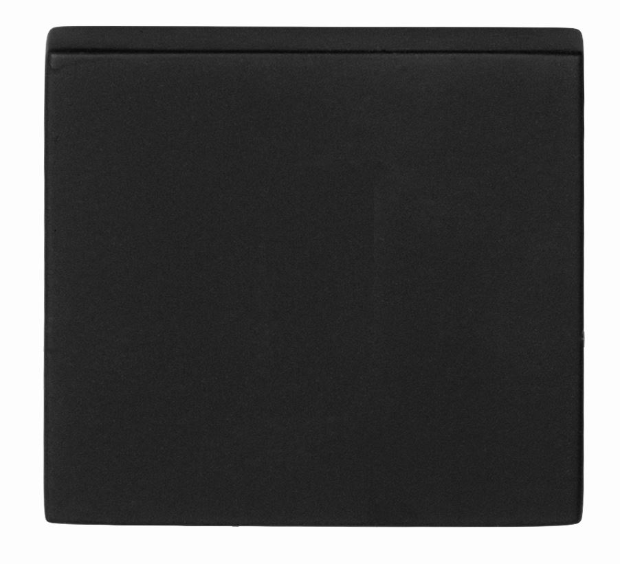 FORMANI SQUARE LSQB50 blank escutcheon PVD satin black