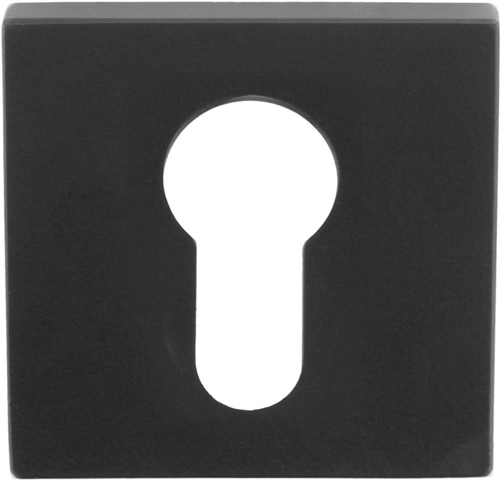 FORMANI SQUARE LSQBY50 cylinder escutcheon satin black