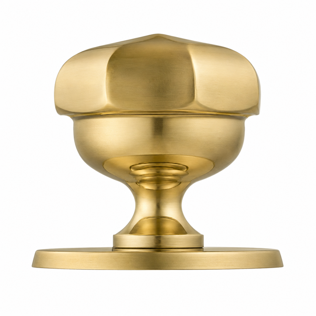 Carlisle Brass M219PVD Victorian - Centre Door Knob (Octagonal) Stainless Brass