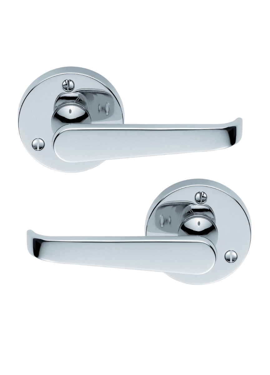 Carlisle Brass M32CP Victorian - Lever On Round Rose Polished Chrome