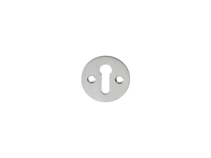 Carlisle Brass M41SC Escutcheon - Lock Profile Victorian Round Face Fix Satin Chrome