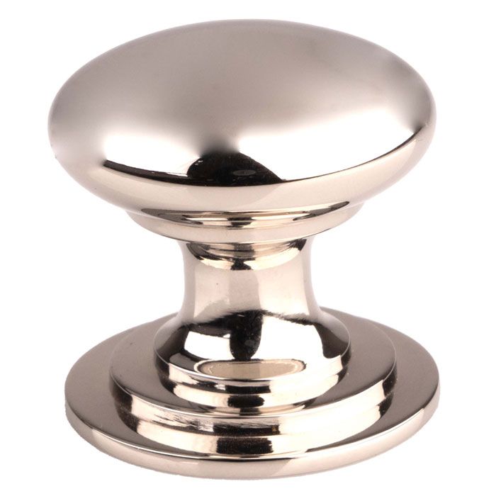 Fingertip M47DPN Ftd Victorian Knob (One Piece) 42mm Polished Nickel