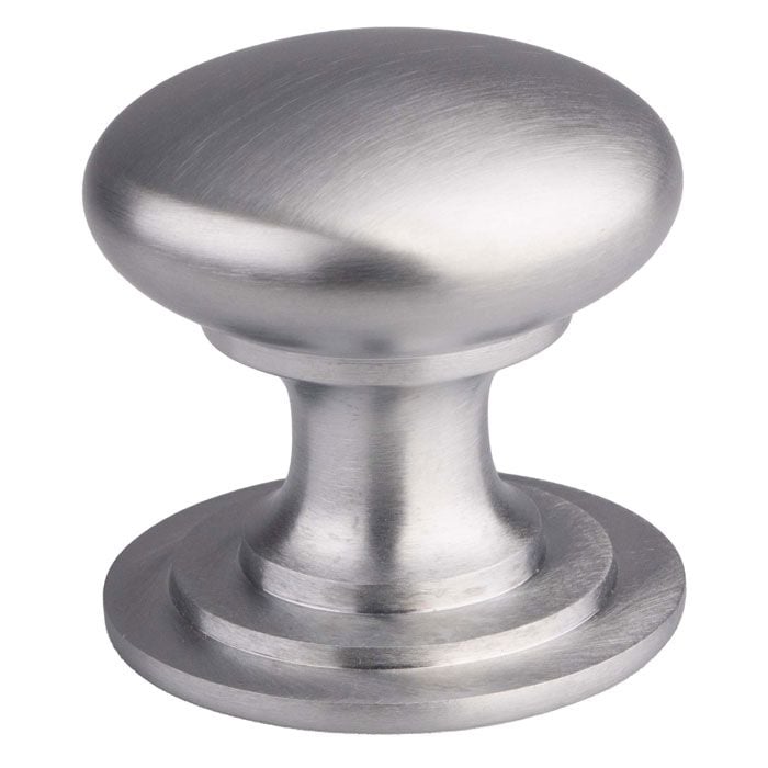 Fingertip M47ESC Ftd Victorian Knob (One Piece) 50mm Satin Chrome