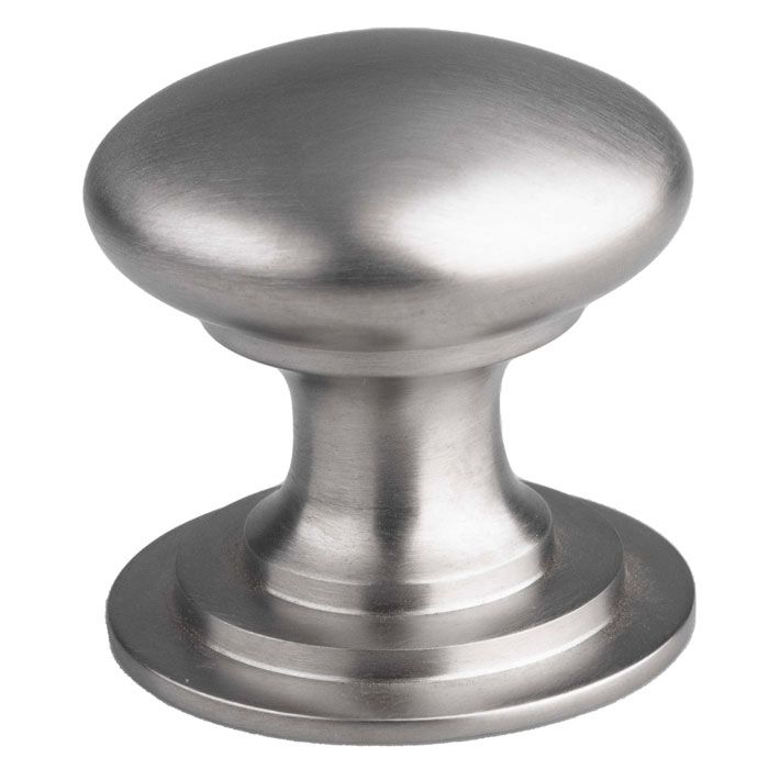 Fingertip M47CSN Ftd Victorian Knob (One Piece) 38mm Satin Nickel