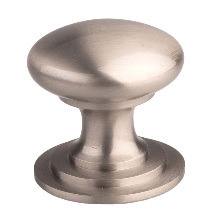 Fingertip M47CSSE Ftd Victorian Knob (One Piece) 38mm Stainless Steel Effect